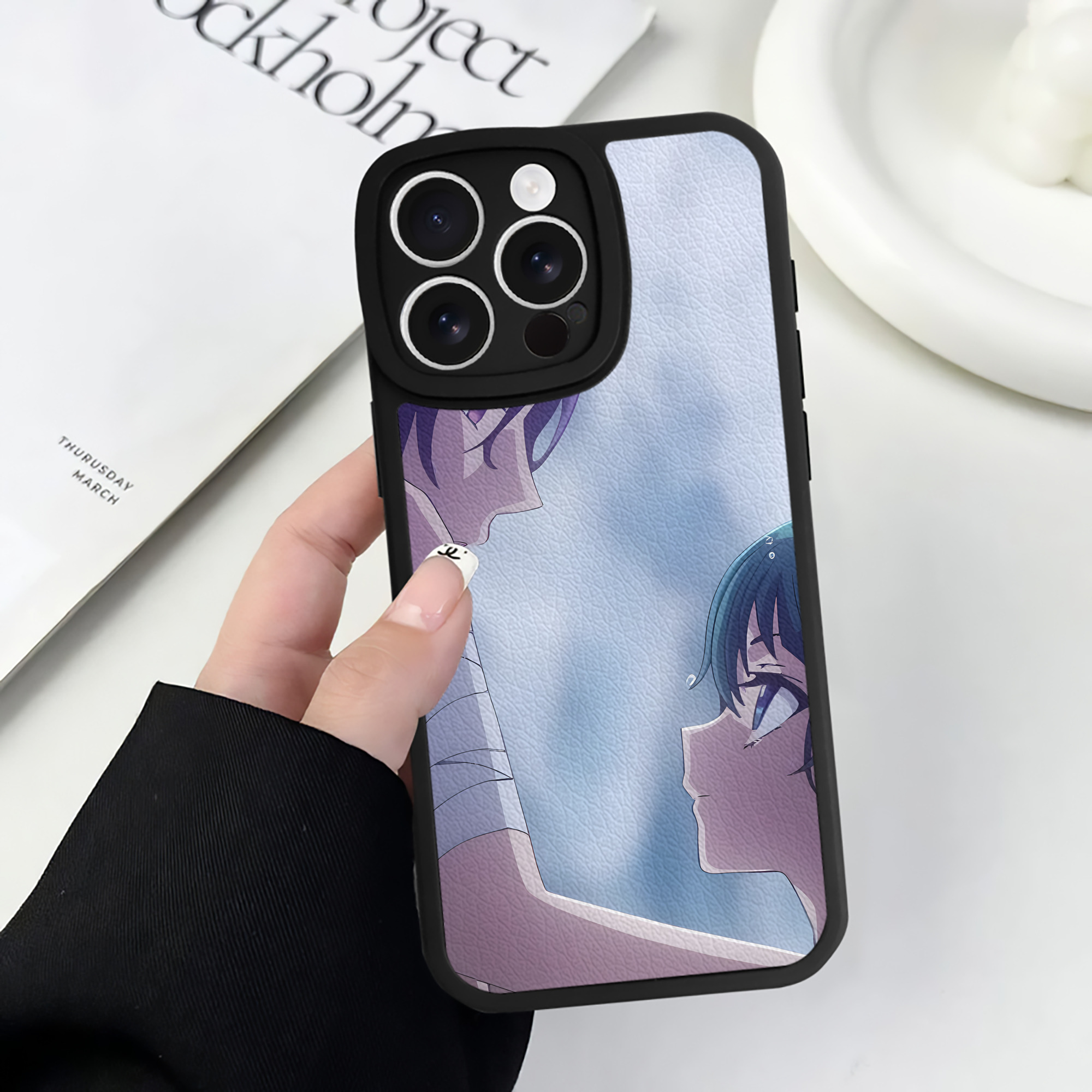 薬屋のひとりごと The Apothecary Diaries 【iPhone 16シリーズ対応】シリコンスマホケース（レザー調） 材質：シリコン